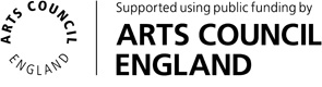 Logo for Arts Council England Logo for Arts Council England
