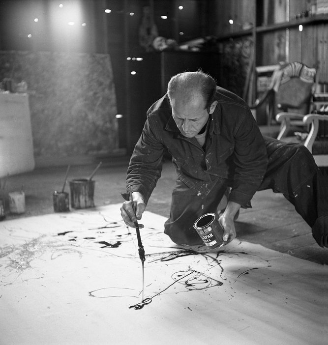 Jackson Pollock Separating Man from Myth Tate
