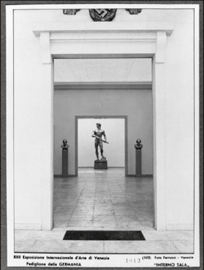 Entrance to German Pavilion, Venice Bienniale, 1940 Entrance to German Pavilion, Venice Bienniale, 1940