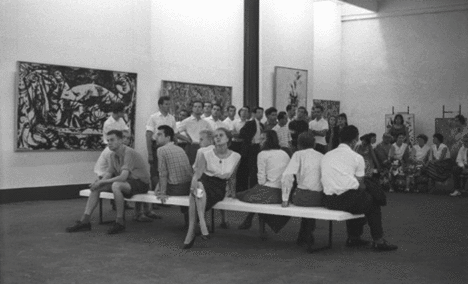 Hans Haacke Photographic Notes, documenta 2, Pollock Room 1959 Hans Haacke Photographic Notes, documenta 2, Pollock Room 1959