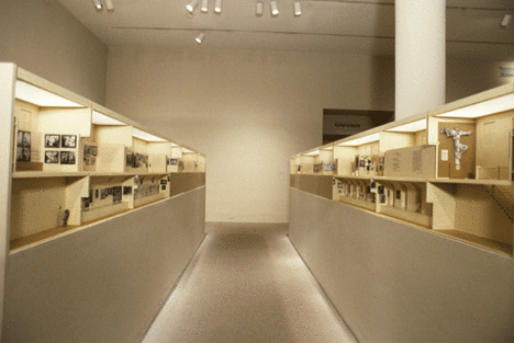 Installation view showing the reconstruction of the 1937 Entartete Kunst exhibition in Degenerate Art: The Fate of the Avant-Garde in Germany, 1991, Los Angeles County Museum of Art Installation view showing the reconstruction of the 1937 Entartete Kunst exhibition in Degenerate Art: The Fate of the Avant-Garde in Germany, 1991, Los Angeles County Museum of Art