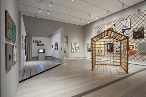 Reconstruction, at left, of Gerhardt Richters Volker Bradke exhibition at the Galerie Schmela, c.1966, in Art of the Two Germanys: Cold War Cultures, Los Angeles County Museum Art, 2009 Reconstruction, at left, of Gerhardt Richters Volker Bradke exhibition at the Galerie Schmela, c.1966, in Art of the Two Germanys: Cold War Cultures, Los Angeles County Museum Art, 2009