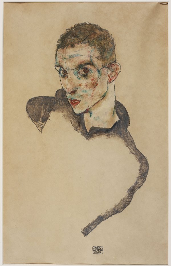 Image: Egon Schiele, Self Portrait 1914. Image courtesy: Hadiye Cangökçe