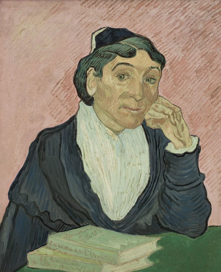 Vincent van Gogh L’Arlésienne 1890. Collection Museum de Arte de São Paulo Assis Chateaubriand