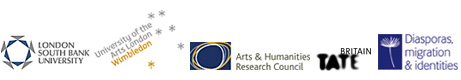 Logos for the Tate Encounter support insitutions Image showing the logos of Tate Encounter support insitutions