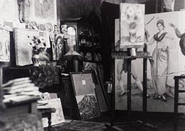 Duncan Grant's studio at Charleston