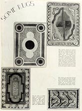 Rug designs for Omega by Duncan Grant. Mary Hogarth / Vogue