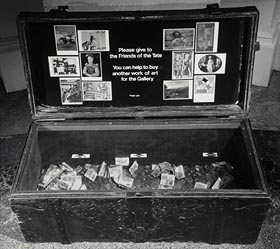 Friends of the Tate Gallery collection box
