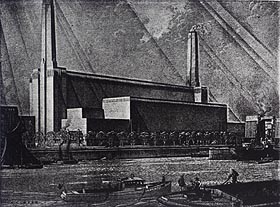 Gilbert Scott's original design for Bankside Power Station