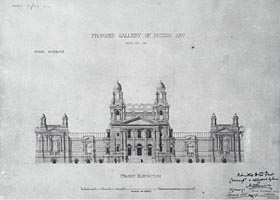 Smith's early design for the Tate