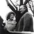 Queen Elizabeth The Queen Mother and James Stirling at the laying of the foundation stone for the Clore Gallery