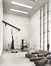 Works being installed at Tate Modern