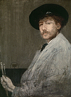 James McNeill Whistler, Arrangement in Gray: Portrait of the Painter, c.1872