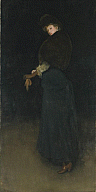 James McNeill Whistler, Arrangement in Black: La Dame au brodequin jaune (Portrait of Lady Archibald Campbell), 1882-5