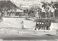 Hurvin Anderson, Ball Watching I, 1997