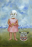 Frida Kahlo, Niña con máscara de muerte
, 1938
