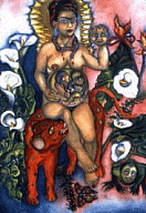 Yreina D. Cervantez, Homenaje a Frida Kahlo, 1978