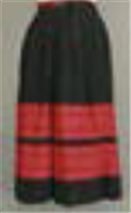 Black cotton skirt, 