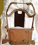 Leather strap corset, 