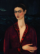Frida Kahlo, Autorretrato (con vestido de terciopelo), 1926
