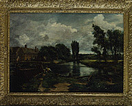 John Constable, Flatford Mill from the Lock, exhibited 1812