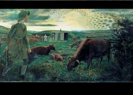 Evelyn Dunbar, 'A Land Girl and the Bail Bull', 1945 © Tate, London 2010