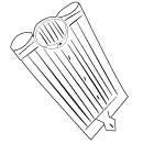 Outline version of Natalya Goncharova, Linen