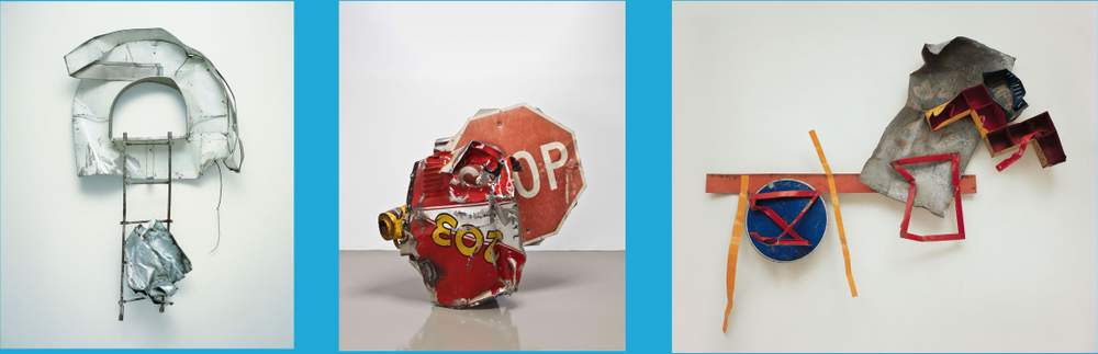 Balcone Glut (Neapolitan)&amp;nbsp;1987, Stop Side Early Winter Glut&amp;nbsp;1987,&amp;nbsp;Greek Toy Glut (Neopolitan)&amp;nbsp;1987 © Robert Rauschenberg Foundation
