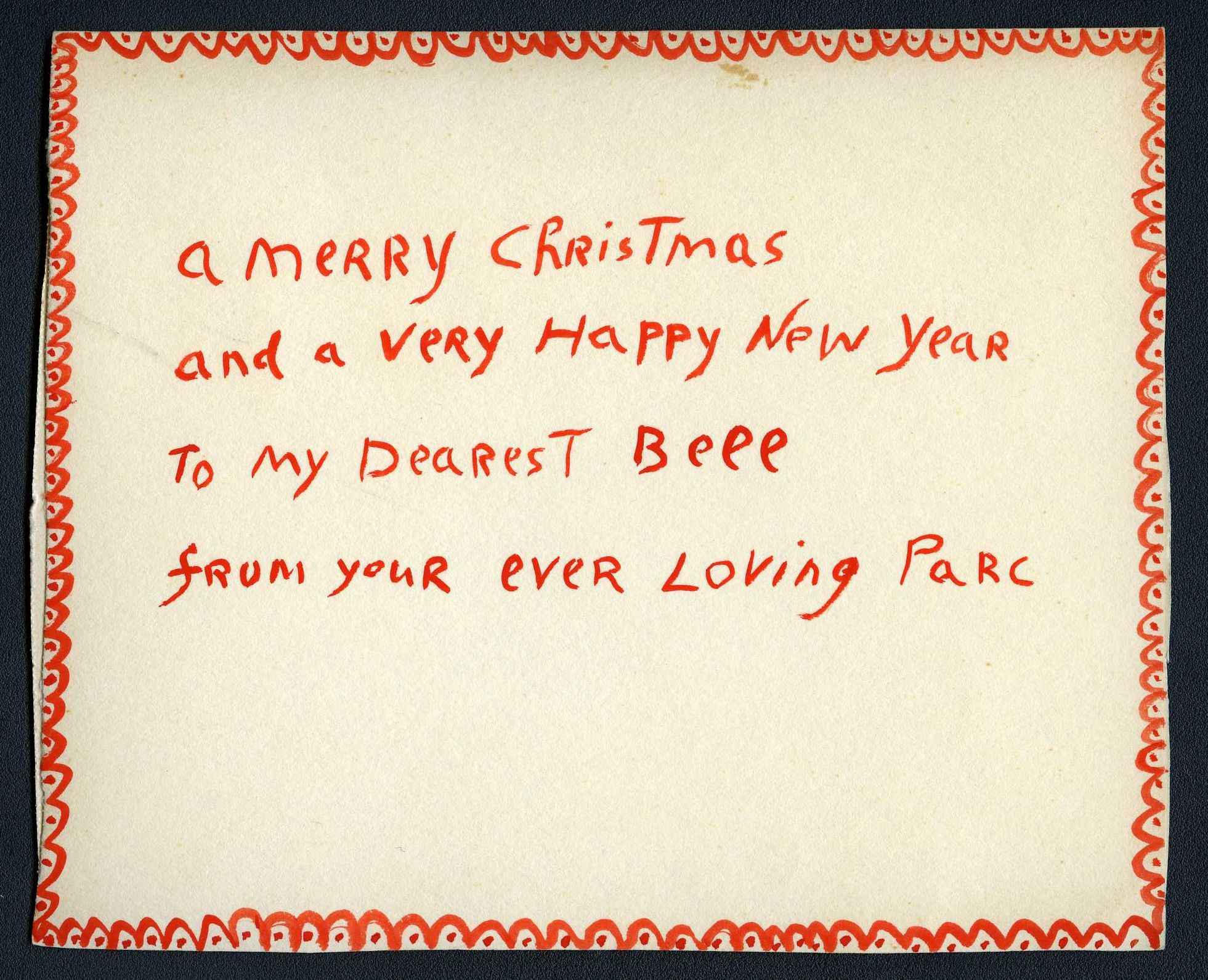 love friendship rivalry christmas cards tate