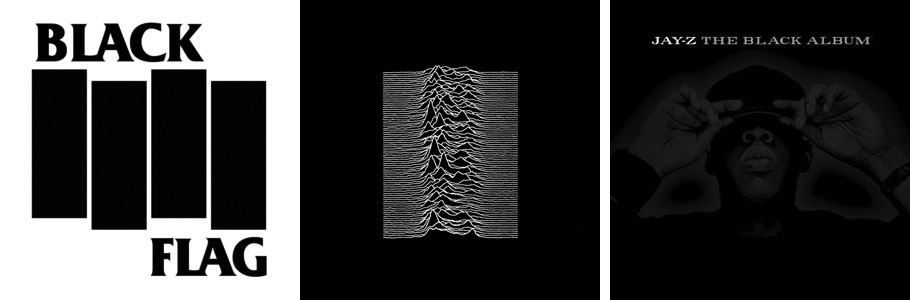 Malevich black square homage album covers Malevich black square homage album covers