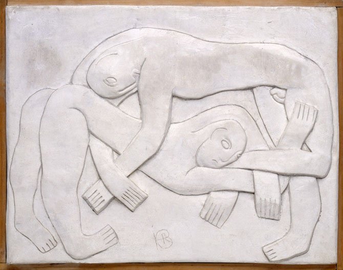 Henri Gaudier-Brzeska Wrestlers 1914