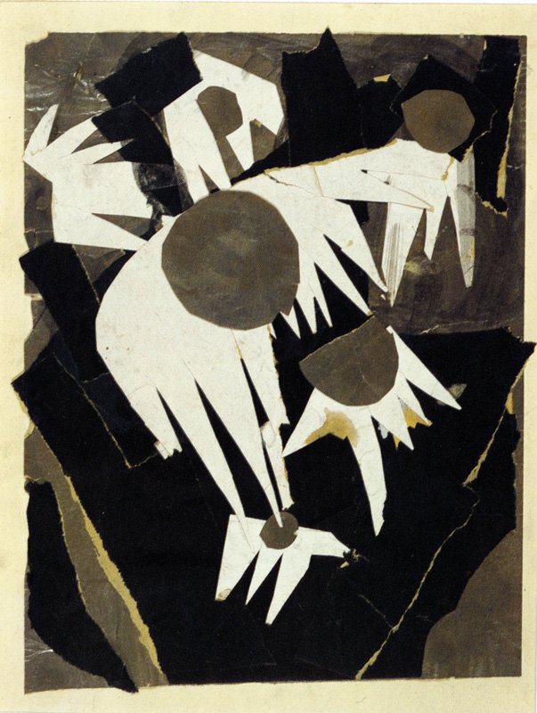 Margit T&eacute;ry-Adler Composition study, Carline Thistle, c.1920