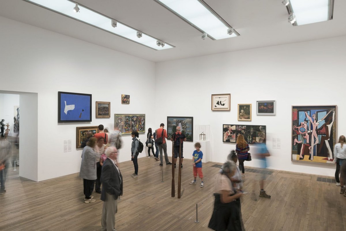 英國泰德當代美術館（Tate Modern）的展廳。（取自Tate Modern網站）