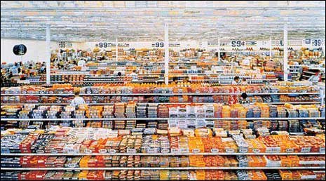 Andreas Gursky 99 Cent II 2001 (diptych)