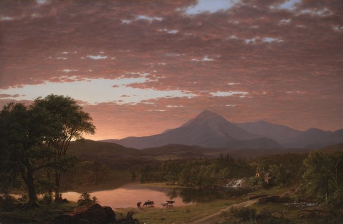 American Sublime Room 3 The Still Small Tate Frederic Edwin Church Mount Ktaadn