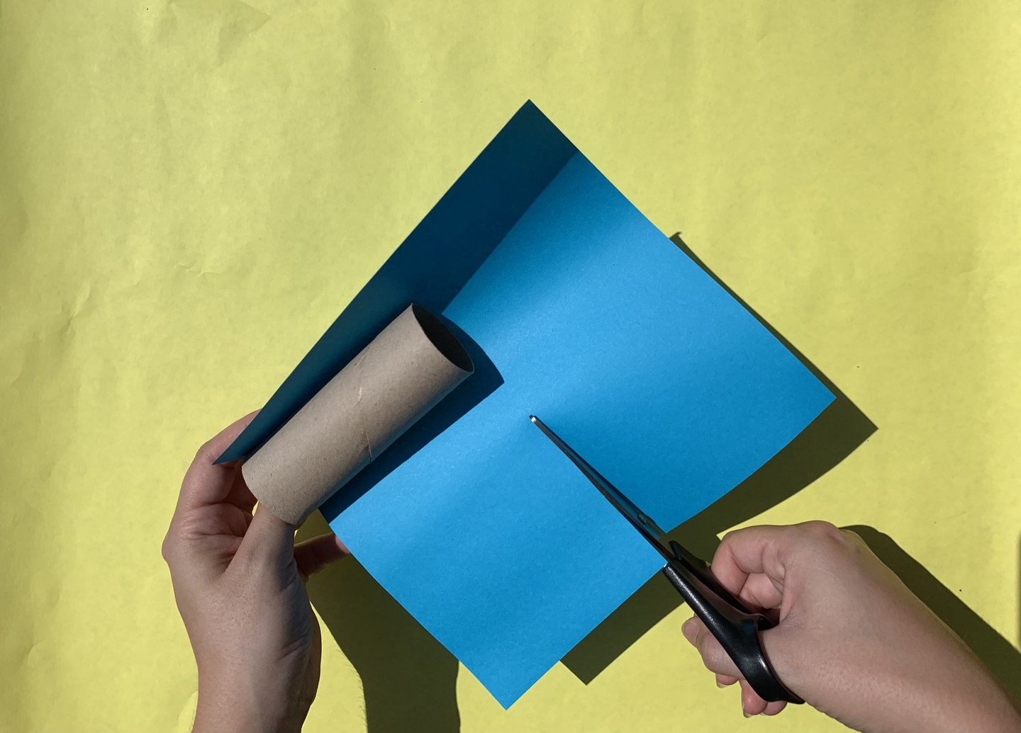 Make a Kaleidoscope Cut and Paste Tate Kids