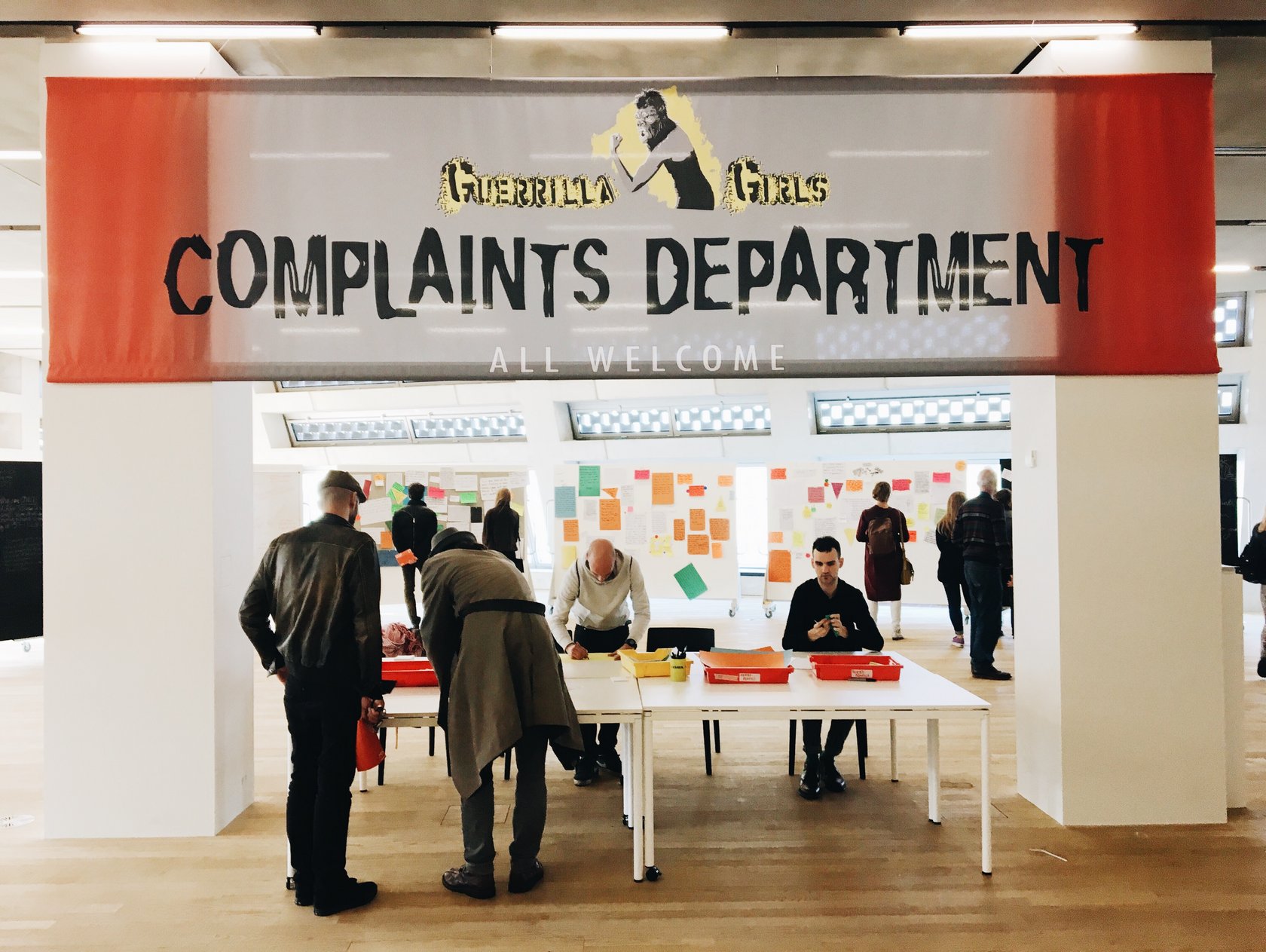 Complaints Department Operated by Guerrilla Girls at Tate