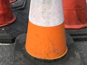 orange traffic cone