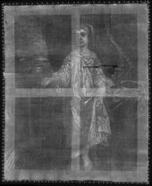Fig.2 X-radiograph of Girl with a Parrot