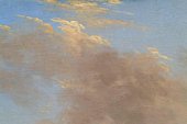 Fig.3 Macro-photograph of the clouds, showing creamy impasto