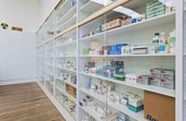 Damien Hirst, Installation of Pharmacy at Tate Modern, 2012, Photo: Andrew Dunkley, Tate Photography