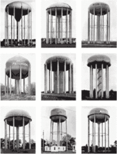 Bernd and Hilla Becher Water Towers USA, 1988 black-and-white photographs each 40 x 30 cm