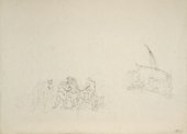 A Man with a Cart and Horses on the Shore...1792–3