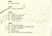 David Sylvester's sketch of Paul Klee's Harmonised Combat 1937