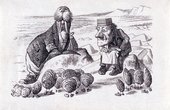 John Tenniel Illustrations to Through the Looking Glass and What Alice found there The Walrus the Carpenter and the Oysters 1872