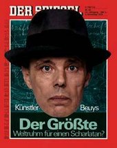 Joseph Beuys on the cover of Der Spiegel 5 November 1979
