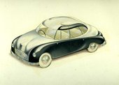 Naum Gabo Jowett car Design model