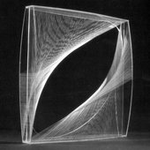 Naum Gabo Linear Construction in Space No.1 (conceived 1942, this version probably executed 1960s)