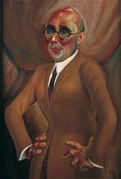 Otto Dix, Portrait of the Jeweller Karl Krall, 1923