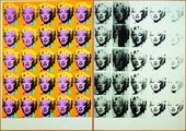 Warhol Marilyn Diptych